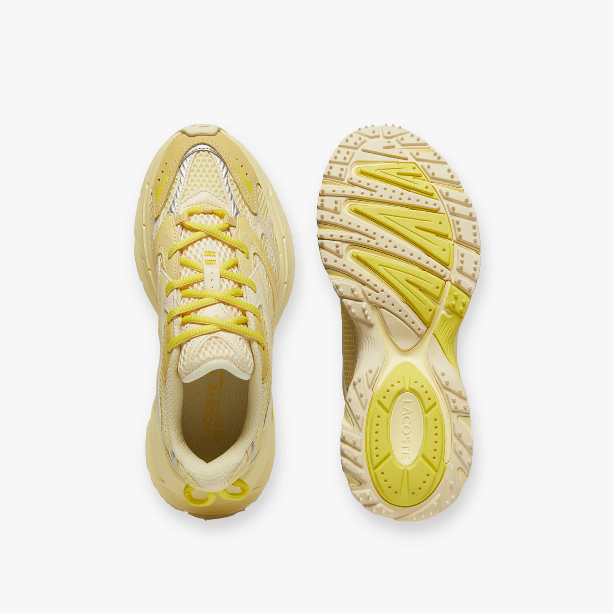 Tênis de Malha Feminino L003 Neo Shot Lacoste em Dois Tons