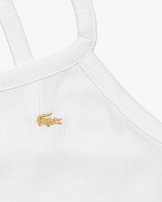 Vestido feminino canelado slim fit