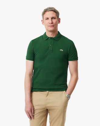 Polo Slim Fit L.12.12 em Piqu&eacute;