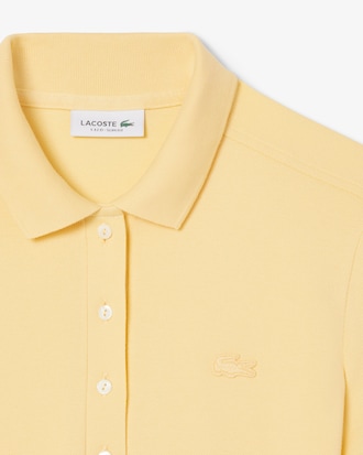 Vestido Estilo Polo De Piqu&eacute; Elastizado Slim Fit