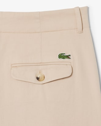 Cal&ccedil;a Feminina de Sarja com Elastano em Modelagem Oversizedd