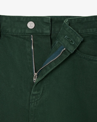 Cal&ccedil;a Jeans de Caimento Reto com 5 Bolsos 