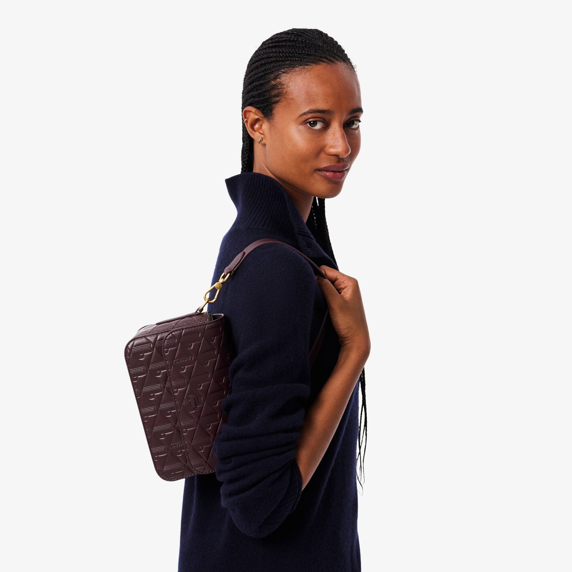Bolsa Tiracolo Couro Feminina Lacoste Maheki