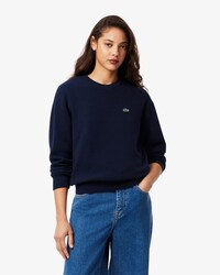 Su&eacute;ter de Gola Redonda de Algod&atilde;o de Caimento Relaxado