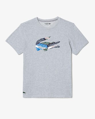 Camiseta esportiva em j&eacute;rsei de algod&atilde;o