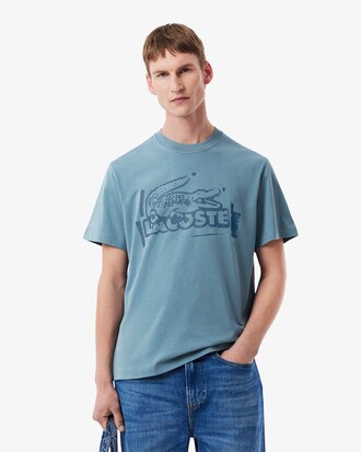 Remera De Jersey De Algod&oacute;n Estampada