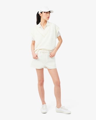 Polo Pointelle L.12.D com Marca Slim Fit