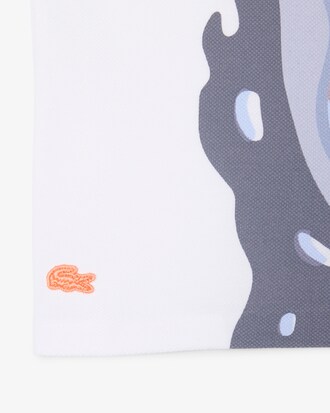 Polo Estampada em Algod&atilde;o