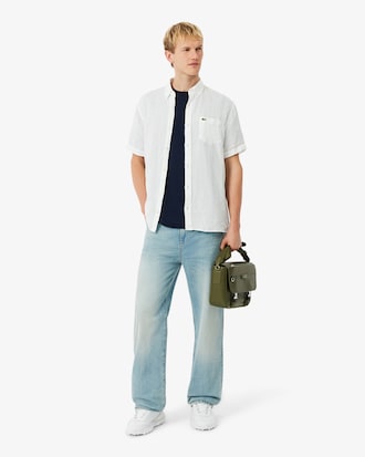 Camiseta de Malha Pesada de Caimento Folgado