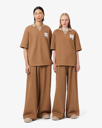 Calças de Treino em Cetim Plissado Runway