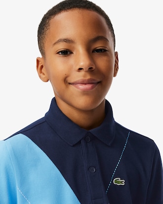 Polo em Mini Piqué com Argyle Contrastante