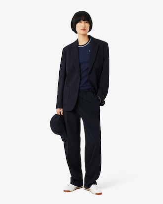 Remera Jersey con Detalle en Contraste