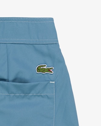 Bermuda de Tafet&aacute; Estampada Longa