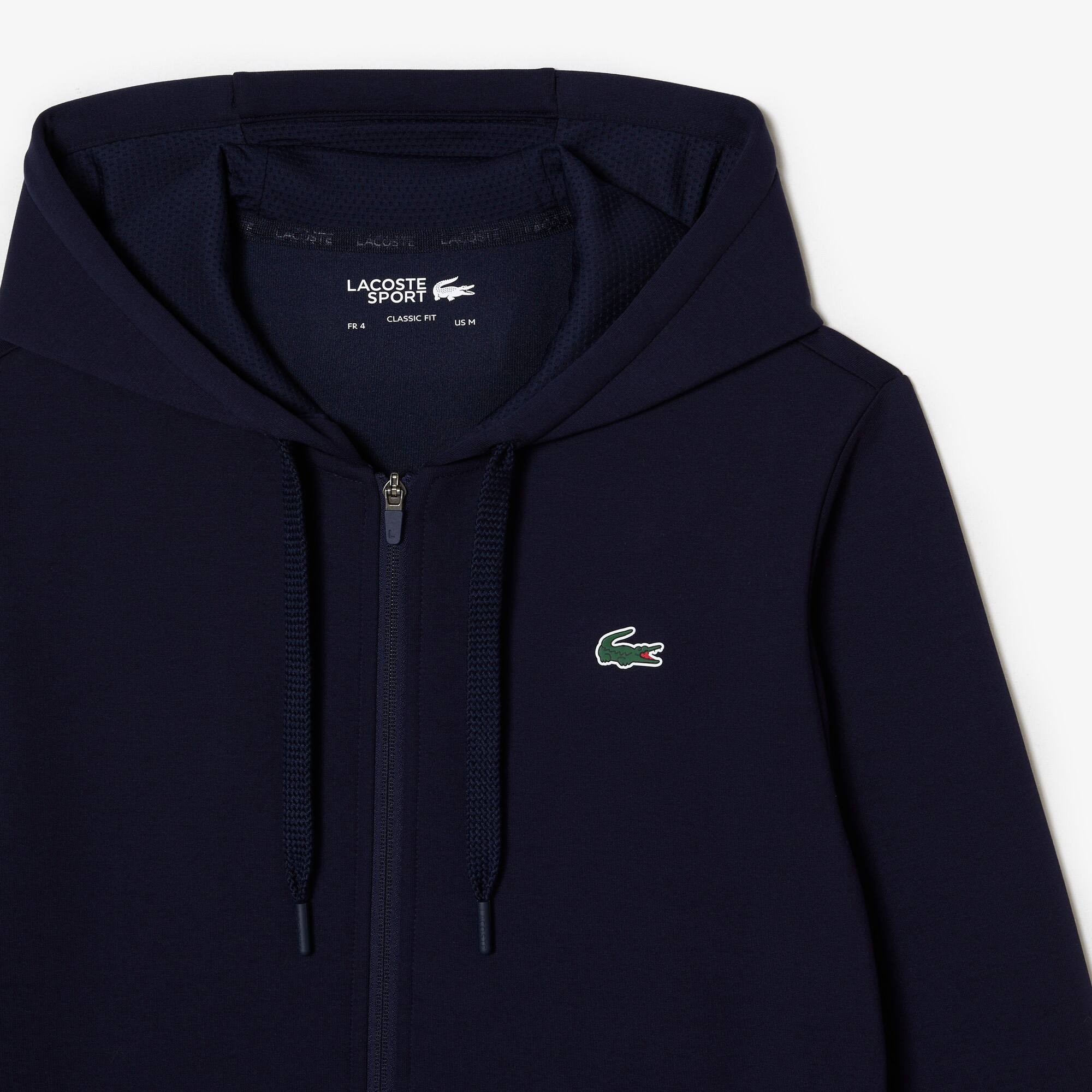 Blusa Moletom Masculina Lacoste SPORT com Capuz e Zíper