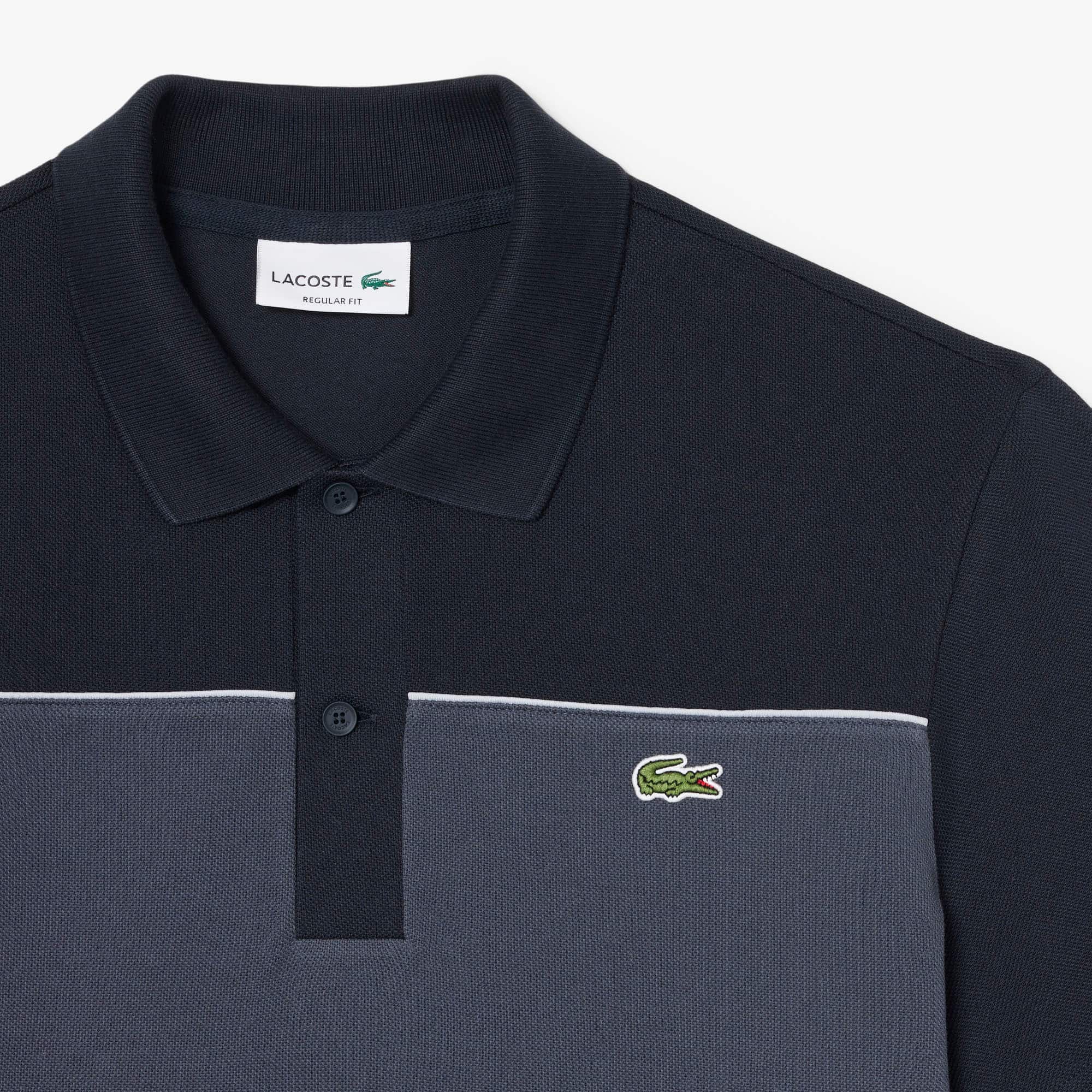 Polo Piqué Colour-Block – Modelagem reta - Lacoste - Novidades
