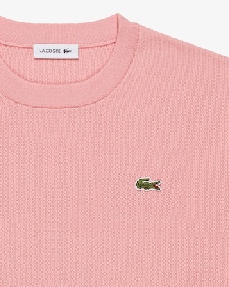 Su&eacute;ter feminino em algod&atilde;o org&acirc;nico com decote redondo