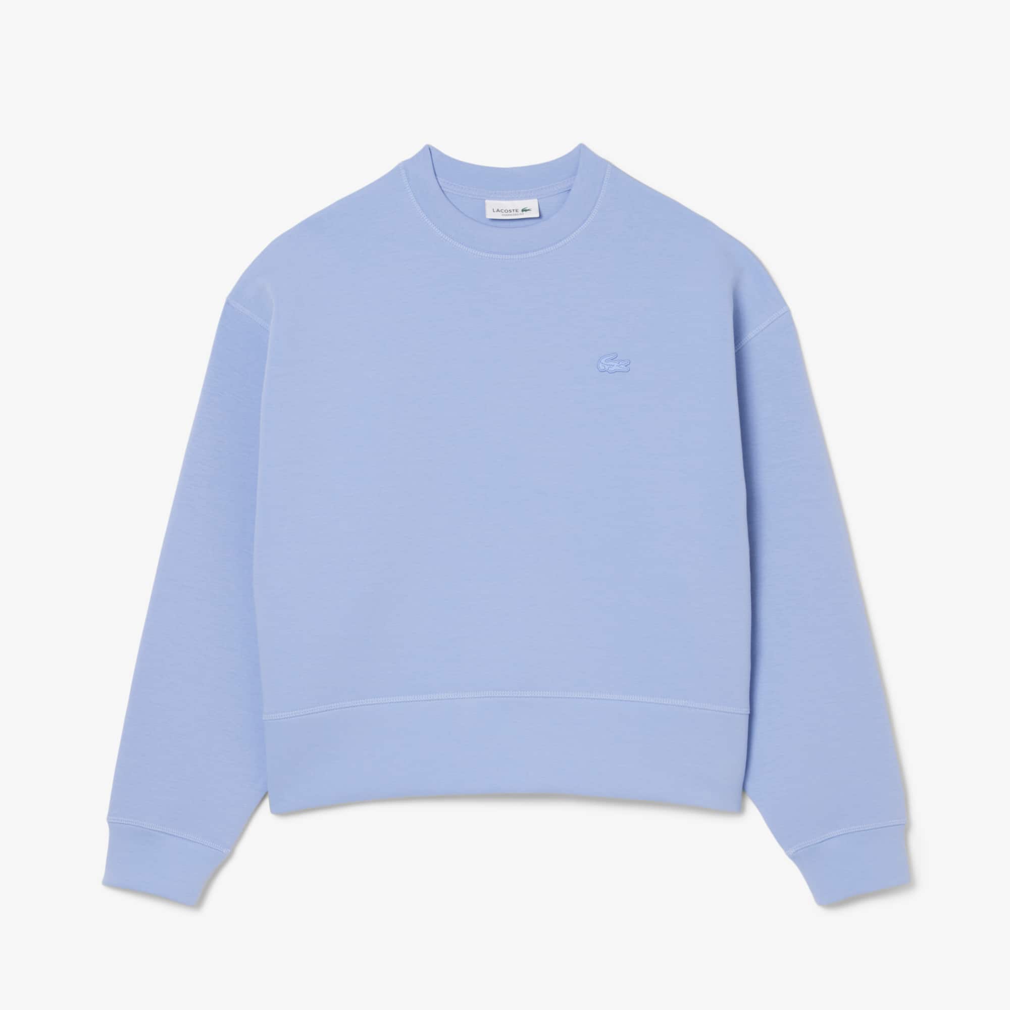 Moletom Oversized Feminino Lacoste com Ombos Caídos