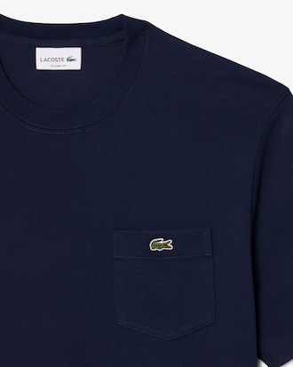 Camiseta de Algod&atilde;o com Bolso no Peito