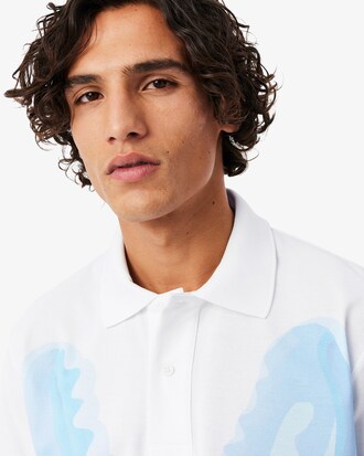 Polo Piquet Estampada Classic Fit