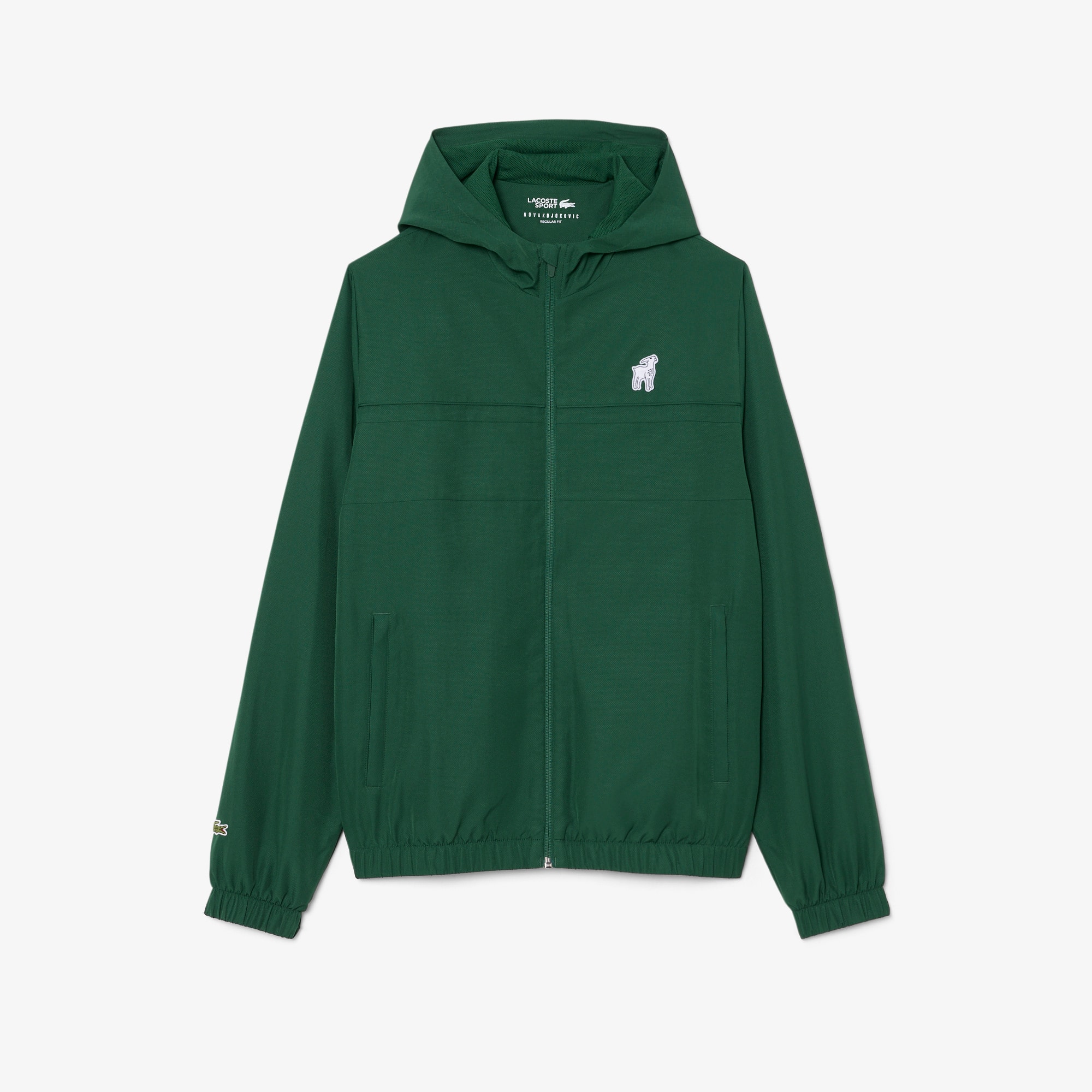 Jaqueta GOAT Lacoste x Novak Djokovic - Coleção de Tênis Masculina