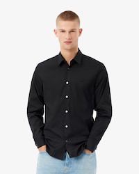 Camisa de Poplin Elastizada Slim Fit