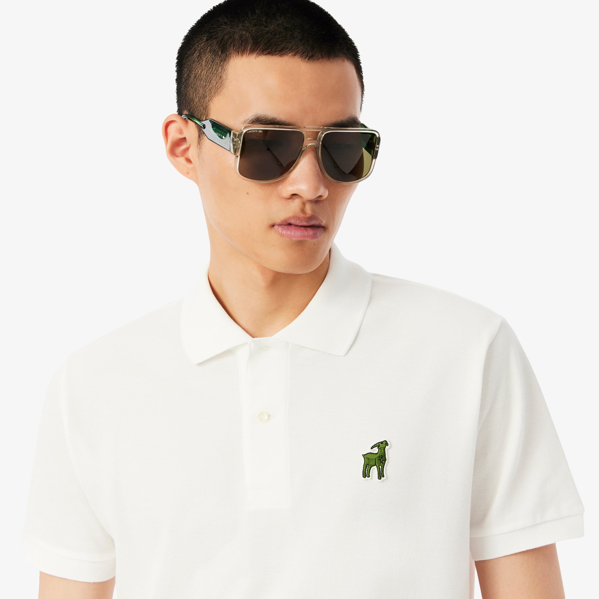 Camisa Polo GOAT Lacoste x Novak Djokovic - Coleção de Tênis