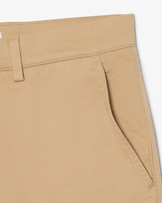 Bermuda Chino em Sarja de Algod&atilde;o Stretch &ndash; Modelagem reta