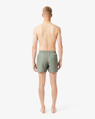 Shorts de Baño con Estampa de Cocodrilo