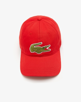 Bon&eacute; Lacoste Ajust&aacute;vel Unissex em Sarja de Algod&atilde;o Org&acirc;nico