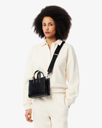 Cartera Mini De Cuero Con Relieve Chantaco