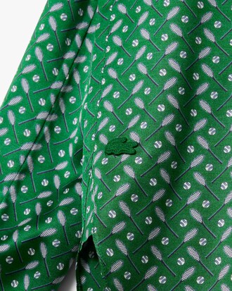 Camisa Oversize Estampada de Pasarela