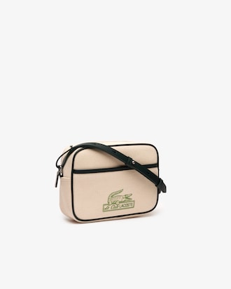 Bolsa tiracolo feminina Lacoste estampada