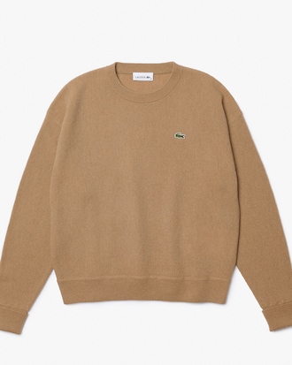 Su&eacute;ter feminino em l&atilde; com decote careca