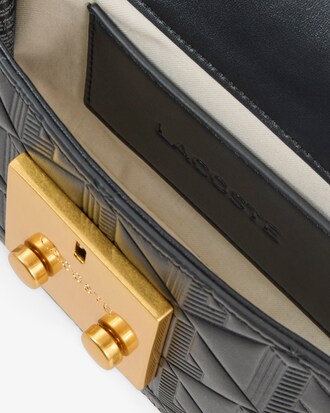 Mini Maheki Embossed Leather Shoulder Bag