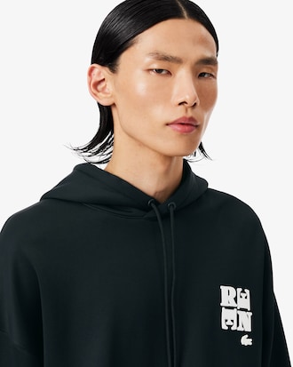 Moletom com Capuz e Emblema Runway