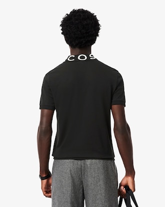Polo Con Emblema Jacquard Al Cuerpo