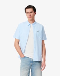 Camisa Oxford Manga Corta Fit Regular