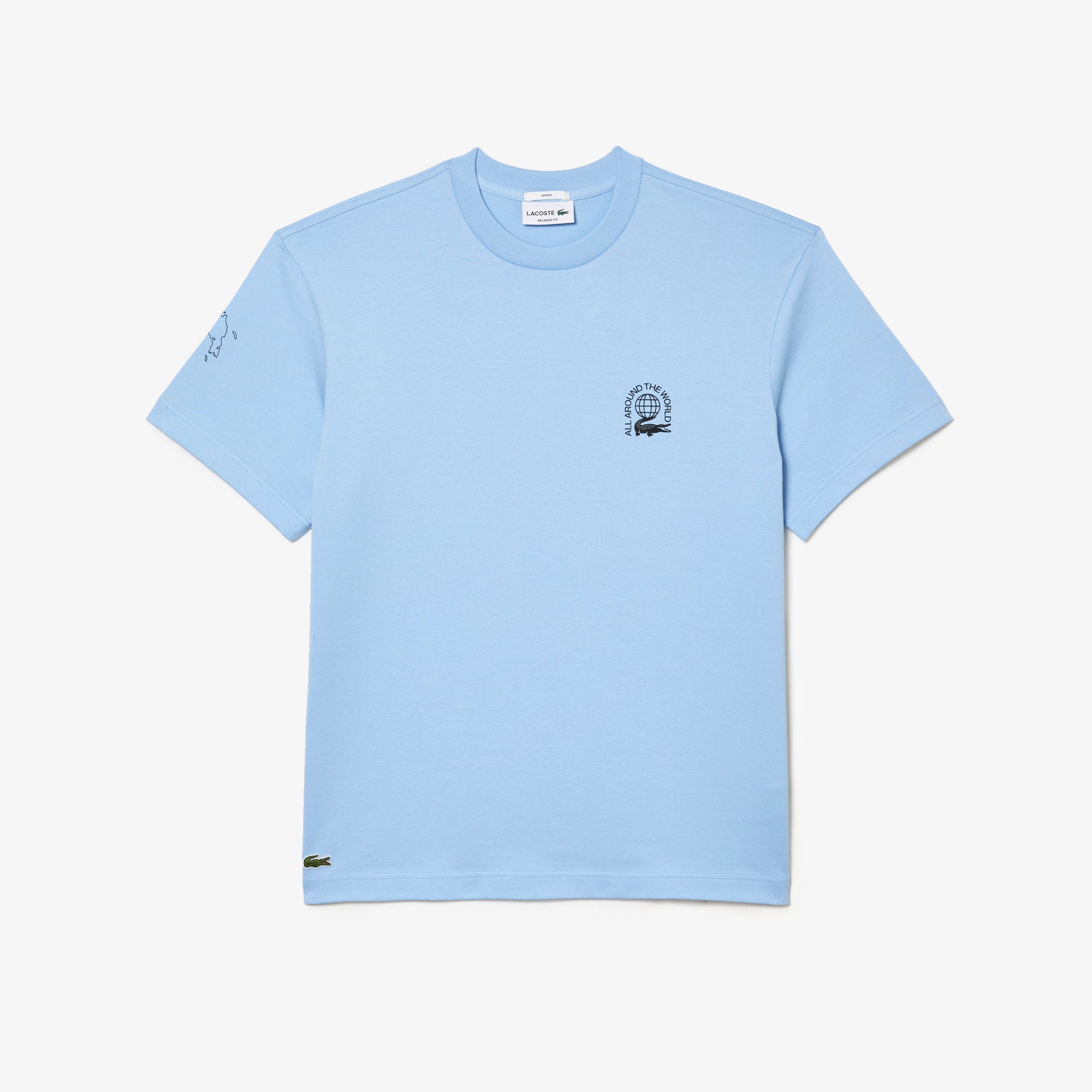 Camiseta algodão masculina com modelagem solta | Lacoste