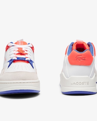 T&ecirc;nis feminino Court Slam em couro e material sint&eacute;tico