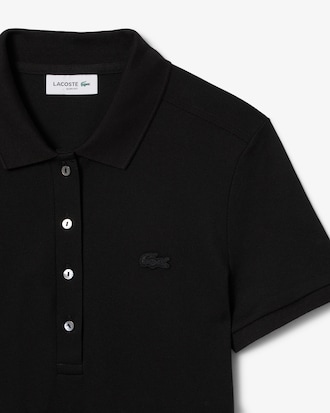 Vestido Estilo Polo De Piqué Elastizado Slim Fit