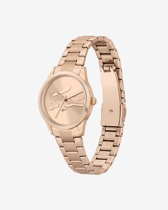 Rel&oacute;gio Ladycroc Dourado com Tr&ecirc;s Ponteiros