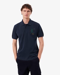 Camisa Polo Petit Piqu&eacute; Cl&aacute;ssica Estampada