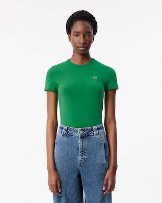 Camiseta de Algod&atilde;o com Stretch Slim Fit