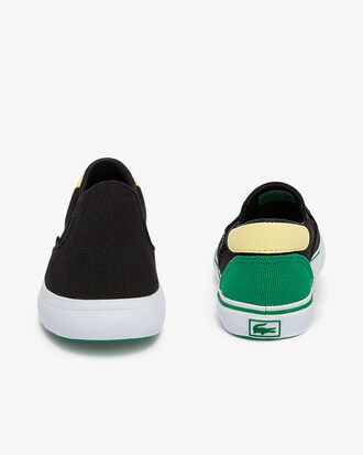 T&ecirc;nis slip-on infantil Jump Serve em lona