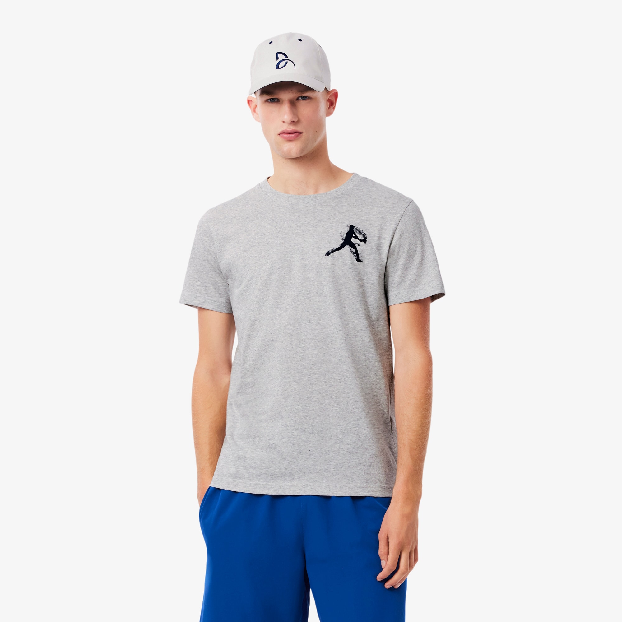 Kit Lacoste Masculino Camiseta e Boné Novak Djokovic