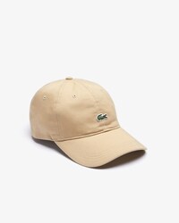 Bon&eacute; masculino em algod&atilde;o com tira contrastante e crocodilo