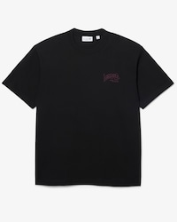 Camiseta de Jersey Pesado de Algod&atilde;o com Detalhe Bordado