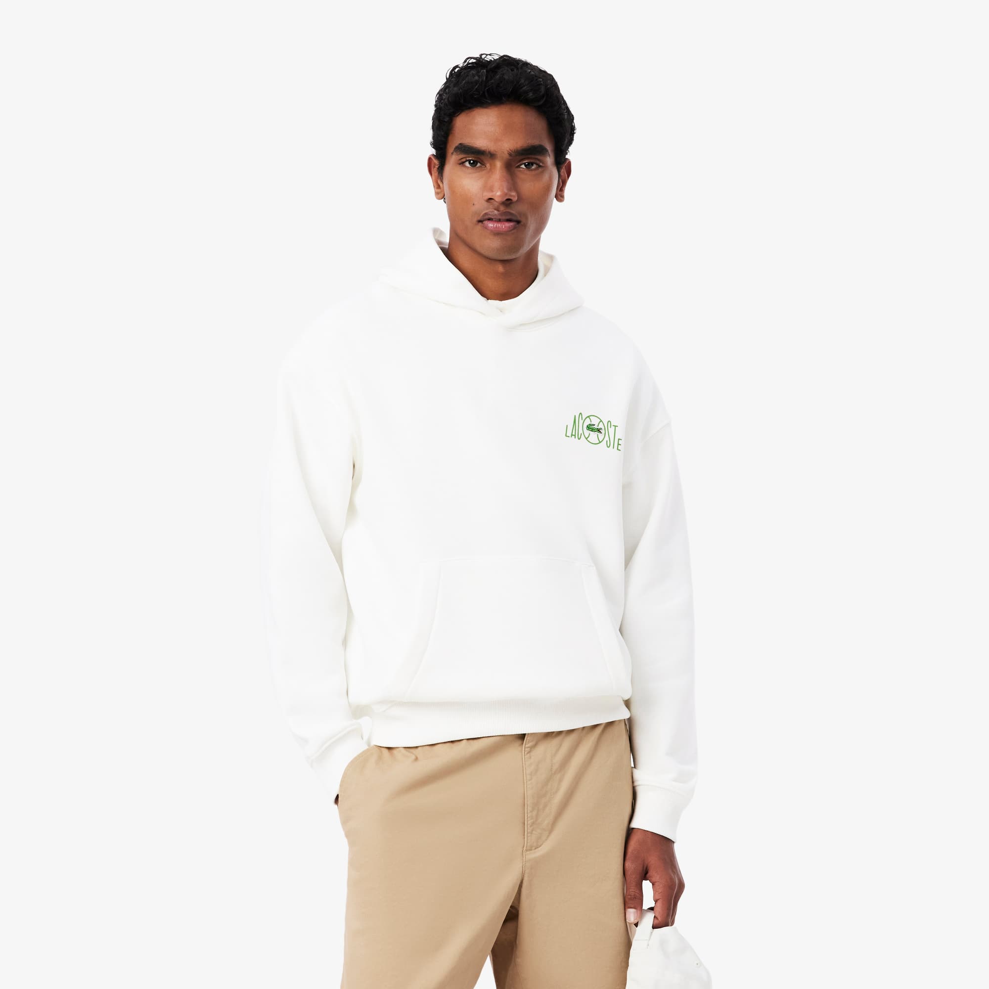 Moletom Hoodie Fleece com Estampa Múltipla - Moletons Masculinos