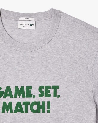 Remera De Jersey De Algodón Con Eslogan