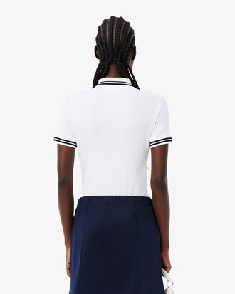 Polo Canelada Fabricada na Fran&ccedil;a &mdash; Modelagem ajustada